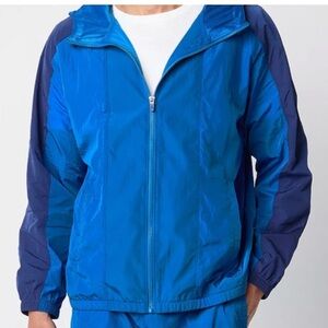 Men's Blue Xersion Windbreaker Jacket sz L NWT